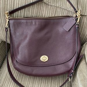 All Leather Authentic Coach Bag